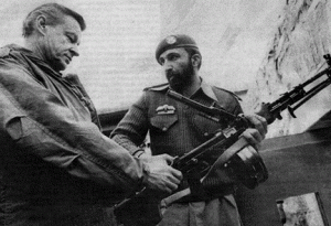 Osama Bin Laden and Brzezinski in 1980